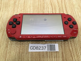 GD8237 Plz Read Item Condi PSP-3000 RED & BLACK SONY PSP Console Japan