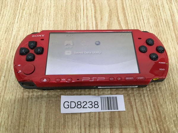 GD8238 Plz Read Item Condi PSP-3000 RED & BLACK SONY PSP Console Japan