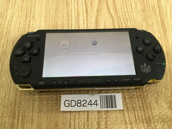 GD8244 Plz Read Item CondPSP-3000 MONSTER HUNTER 3RD Ver. SONY PSP Console Japan