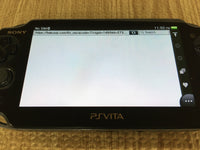 GD8246 Plz Read Item Condi PS Vita PCH-1000 CRYSTAL BLACK SONY PSP Console Japan