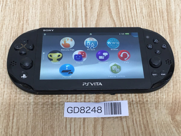 GD8248 Plz Read Item Condi PS Vita PCH-2000 BLACK SONY PSP Console Japan