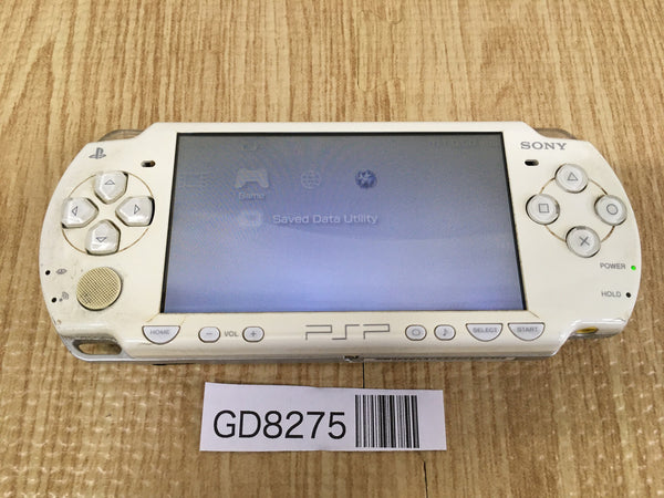 GD8275 Plz Read Item Condi PSP-2000 CERAMIC WHITE SONY PSP Console Japan