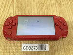 GD8278 Plz Read Item Cond PSP-2000 DEEP RED SONY PSP Console Japan