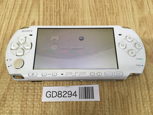 GD8294 Plz Read Item Condi PSP-3000 PEARL WHITE SONY PSP Console Japan
