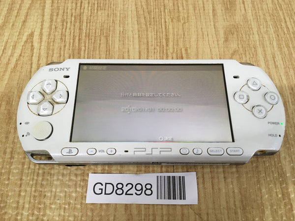 GD8298 Plz Read Item Condi PSP-3000 PEARL WHITE SONY PSP Console Japan