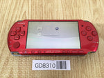 GD8310 Plz Read Item Condi PSP-3000 RADIANT RED SONY PSP Console Japan