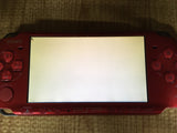 GD8312 Plz Read Item Condi PSP-3000 RADIANT RED SONY PSP Console Japan