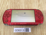 GD8313 Plz Read Item Condi PSP-3000 RADIANT RED SONY PSP Console Japan