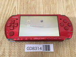 GD8314 Plz Read Item Condi PSP-3000 RADIANT RED SONY PSP Console Japan