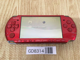 GD8314 Plz Read Item Condi PSP-3000 RADIANT RED SONY PSP Console Japan