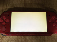 GD8314 Plz Read Item Condi PSP-3000 RADIANT RED SONY PSP Console Japan