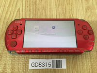 GD8315 Plz Read Item Condi PSP-3000 RADIANT RED SONY PSP Console Japan