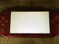 GD8315 Plz Read Item Condi PSP-3000 RADIANT RED SONY PSP Console Japan