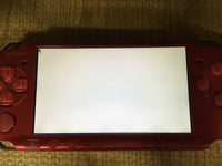 GD8318 Plz Read Item Condi PSP-3000 RADIANT RED SONY PSP Console Japan