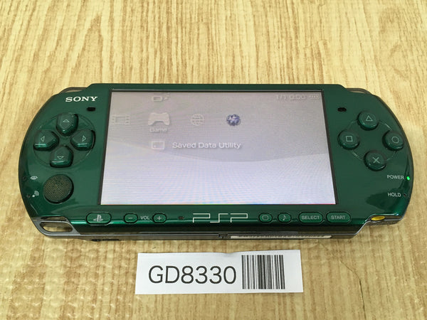 GD8330 Plz Read Item Condi PSP-3000 SPIRITED GREEN SONY PSP Console Japan