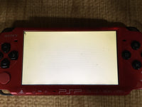 GD8334 Plz Read Item Condi PSP-3000 RED & BLACK SONY PSP Console Japan