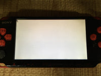GD8336 Plz Read Item Condi PSP-3000 BLACK & RED SONY PSP Console Japan