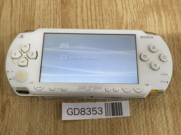 GD8353 Plz Read Item Condi PSP-1000 CERAMIC WHITE SONY PSP Console Japan