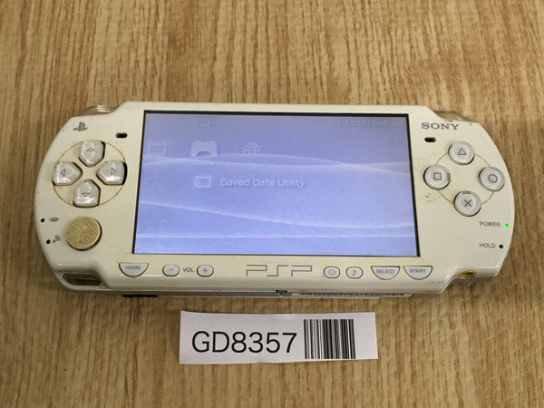 GD8357 Plz Read Item Condi PSP-2000 CERAMIC WHITE SONY PSP Console Japan