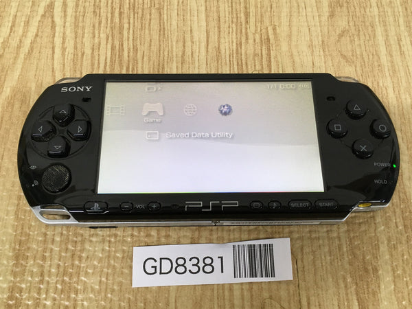 GD8381 Plz Read Item Condi PSP-3000 PIANO BLACK SONY PSP Console Japan
