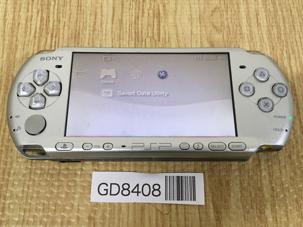 GD8408 Plz Read Item Condi PSP-3000 MYSTIC Silver SONY PSP Console Japan