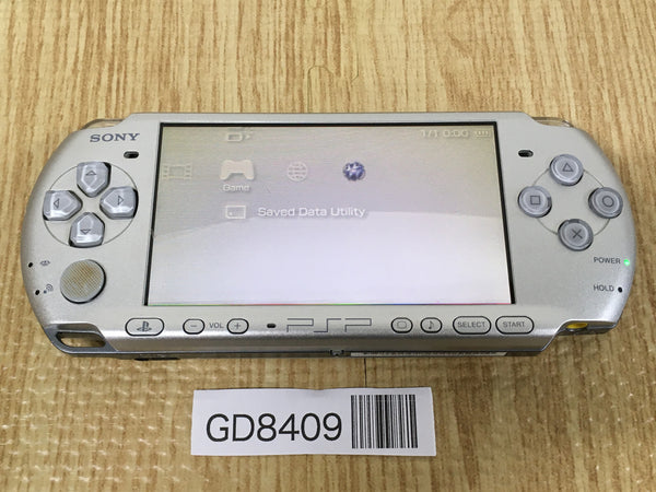 GD8409 Plz Read Item Condi PSP-3000 MYSTIC Silver SONY PSP Console Japan
