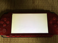 GD8424 Plz Read Item Condi PSP-3000 RADIANT RED SONY PSP Console Japan
