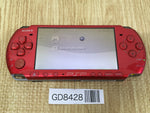 GD8428 Plz Read Item Condi PSP-3000 RADIANT RED SONY PSP Console Japan