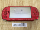 GD8430 Plz Read Item Condi PSP-3000 RADIANT RED SONY PSP Console Japan