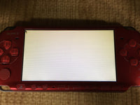 GD8430 Plz Read Item Condi PSP-3000 RADIANT RED SONY PSP Console Japan
