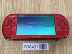 GD8431 Plz Read Item Condi PSP-3000 RADIANT RED SONY PSP Console Japan