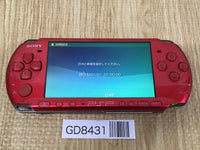 GD8431 Plz Read Item Condi PSP-3000 RADIANT RED SONY PSP Console Japan
