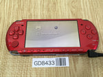 GD8433 Plz Read Item Condi PSP-3000 RADIANT RED SONY PSP Console Japan