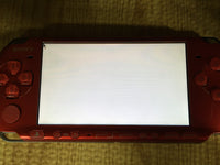 GD8434 Plz Read Item Condi PSP-3000 RADIANT RED SONY PSP Console Japan