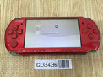 GD8436 Plz Read Item Condi PSP-3000 RADIANT RED SONY PSP Console Japan