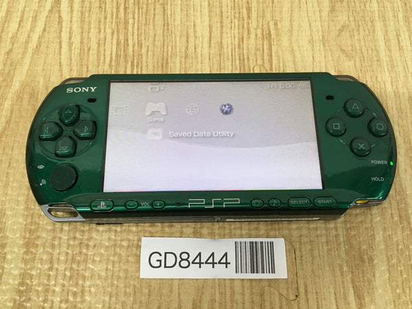 GD8444 Plz Read Item Condi PSP-3000 SPIRITED GREEN SONY PSP Console Japan