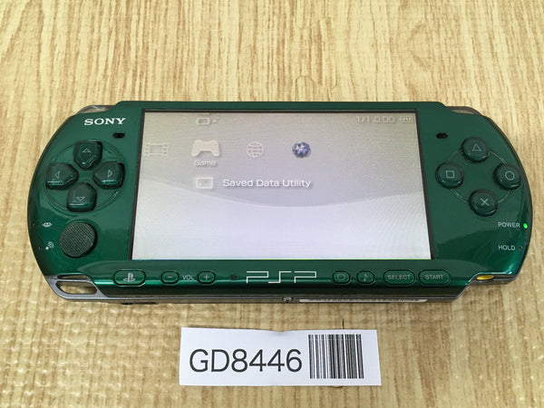 GD8446 Plz Read Item Condi PSP-3000 SPIRITED GREEN SONY PSP Console Japan