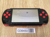 GD8450 Plz Read Item Condi PSP-3000 BLACK & RED SONY PSP Console Japan