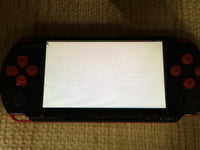 GD8451 Plz Read Item Condi PSP-3000 BLACK & RED SONY PSP Console Japan