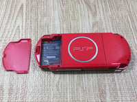 GD8451 Plz Read Item Condi PSP-3000 BLACK & RED SONY PSP Console Japan