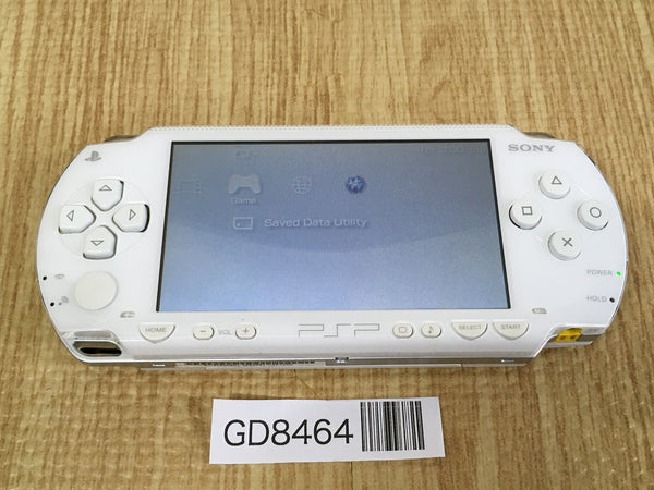 GD8464 Plz Read Item Condi PSP-1000 CERAMIC WHITE SONY PSP Console Japan