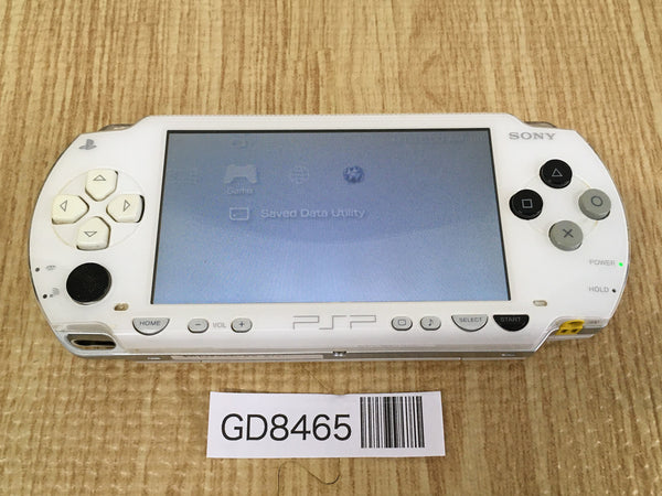 GD8465 Plz Read Item Condi PSP-1000 CERAMIC WHITE SONY PSP Console Japan