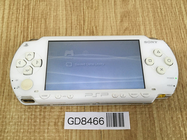 GD8466 Plz Read Item Condi PSP-1000 CERAMIC WHITE SONY PSP Console Japan