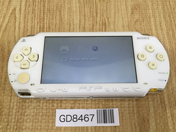 GD8467 Plz Read Item Condi PSP-1000 CERAMIC WHITE SONY PSP Console Japan
