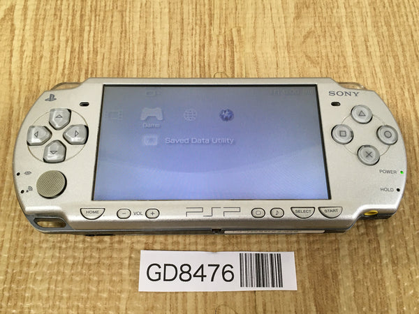 GD8476 Plz Read Item Condi PSP-2000 ICE Silver SONY PSP Console Japan