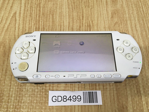 GD8499 Plz Read Item Condi PSP-3000 PEARL WHITE SONY PSP Console Japan