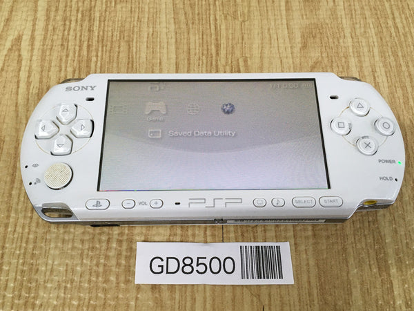GD8500 Plz Read Item Condi PSP-3000 PEARL WHITE SONY PSP Console Japan