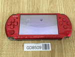 GD8509 Plz Read Item Condi PSP-3000 RADIANT RED SONY PSP Console Japan