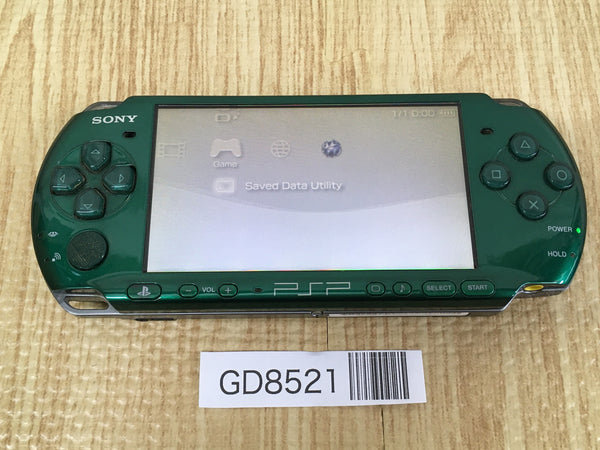 GD8521 Plz Read Item Condi PSP-3000 SPIRITED GREEN SONY PSP Console Japan