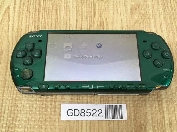 GD8522 Plz Read Item Condi PSP-3000 SPIRITED GREEN SONY PSP Console Japan